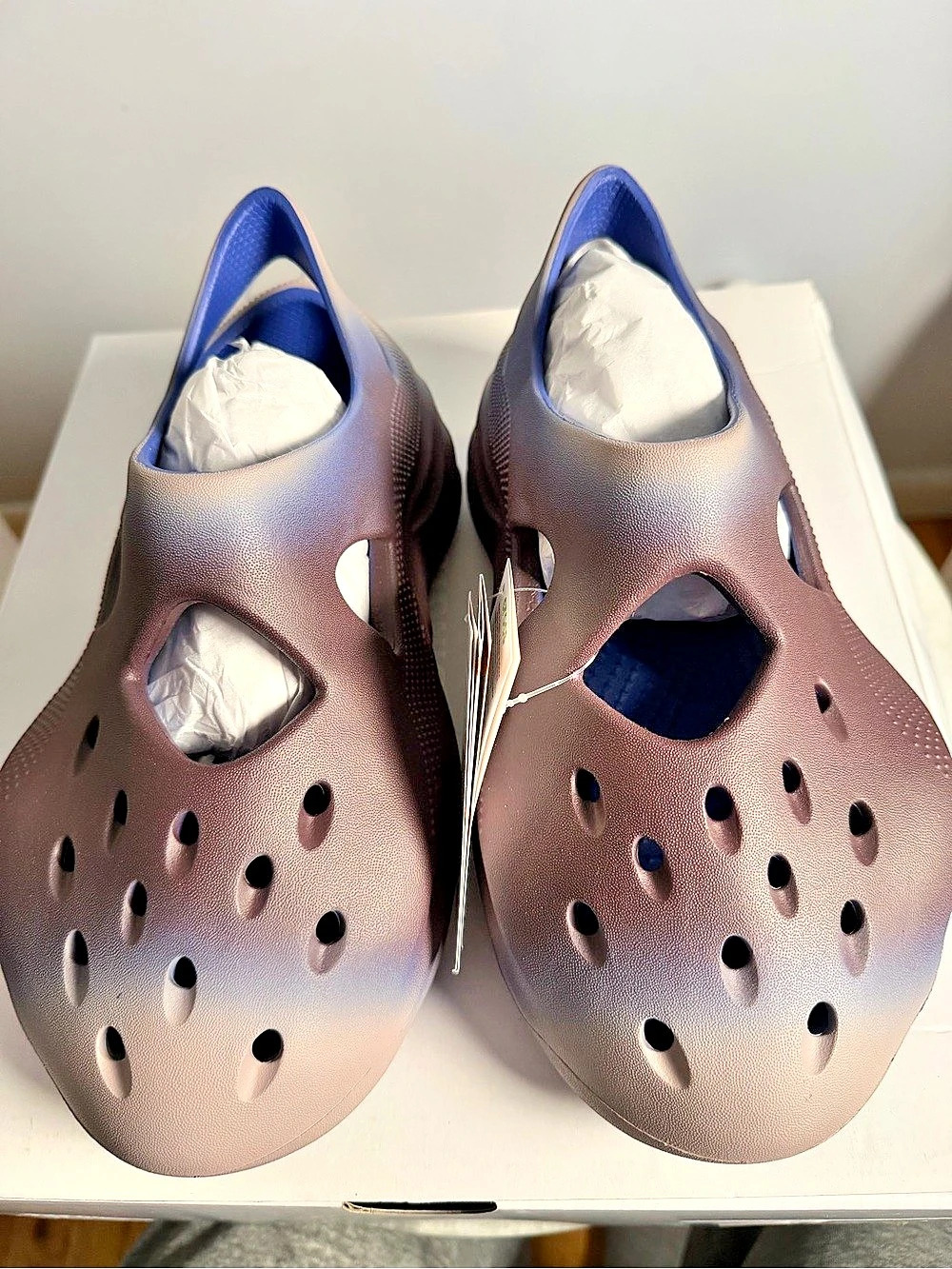 Crocs DYZ x Crocs Diffuser Clog in Brown & Blue NWT